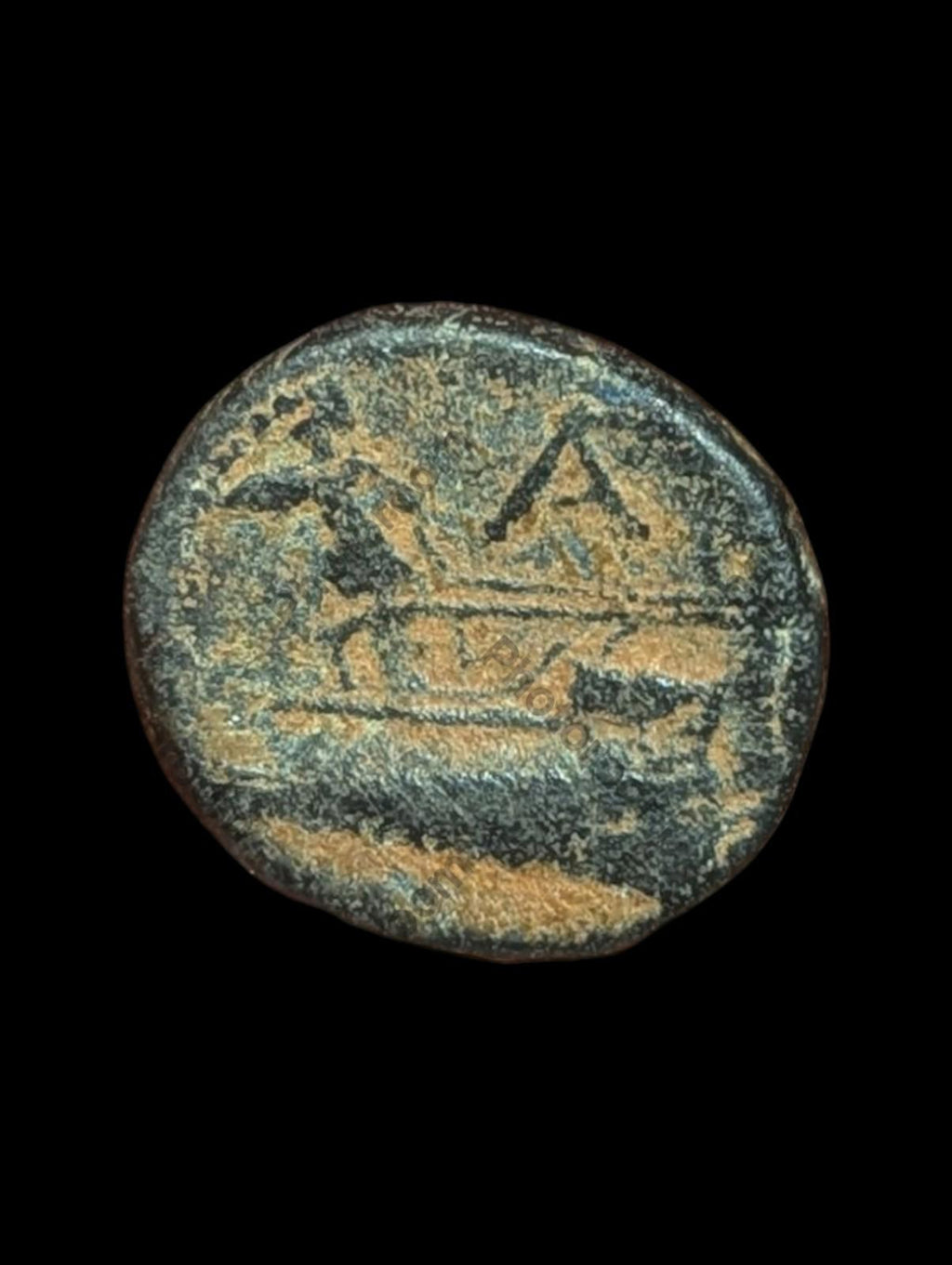 Grèce antique, Phénicie, Arados. IIe siècle av. J.-C. Tête de Tyché