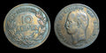 1882-A Greece 10 Lepta Nice Original Wow Grade KM-55 Coin