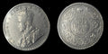 1917 British India One Rupee George V .917 Silver KM 524 Fine to Very Fine