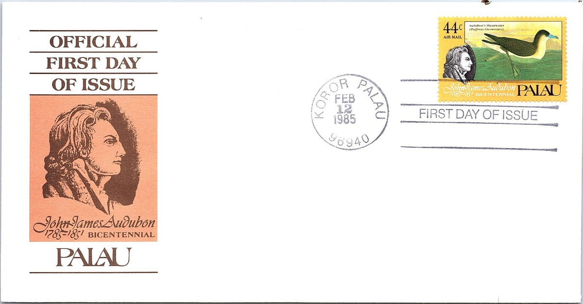 OPC 1985 Republic of Palau FDC & Stationary