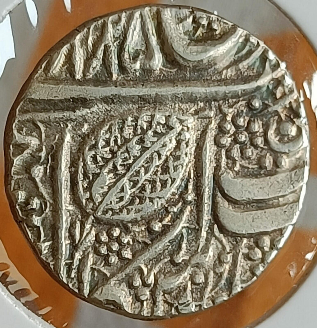 #KN-46#India-Sikh Empire silver Rupee of Maharaja Ranjit Singh 1885/98 Top grade