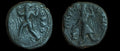 Ancient Kushan Empire King Kanishka Tetradrachm Bronze Coin, Vado Wind