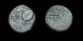 India-Sikh Empire Copper paisa Top grade Double Border Variety Coin Rare