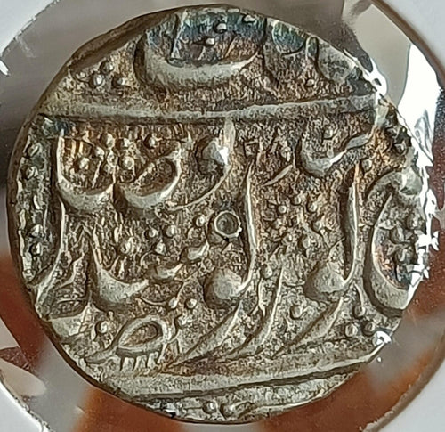 #KN-46#India-Sikh Empire silver Rupee of Maharaja Ranjit Singh 1885/98 Top grade