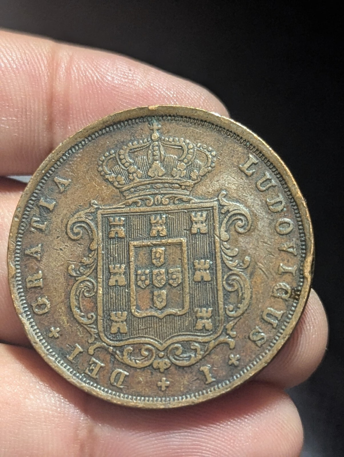 XX Reis 1874 Portugal20 Réis - Louis I Pièce de monnaie de meilleure qualité