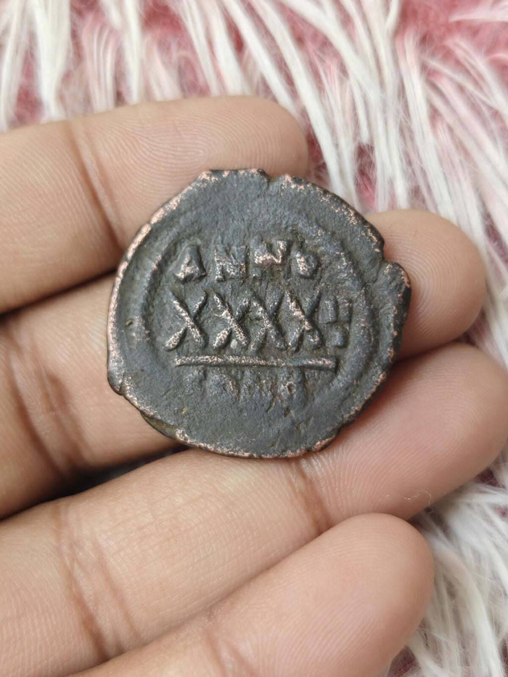 Phocas. 602-610 AD. AE Follis. Constantinople  Large XXXX Rare