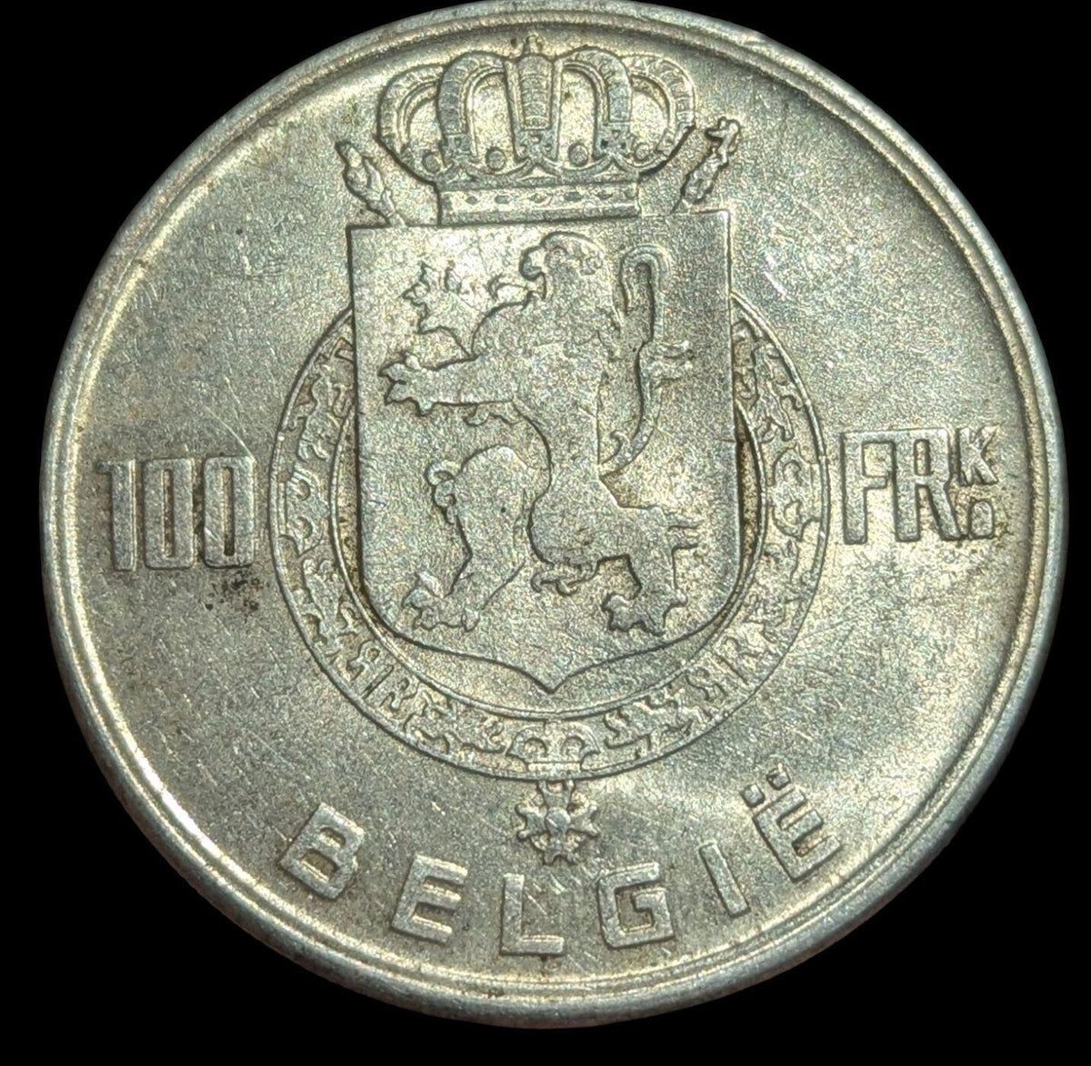 1951年比利时银质100法郎（精制未流通）
