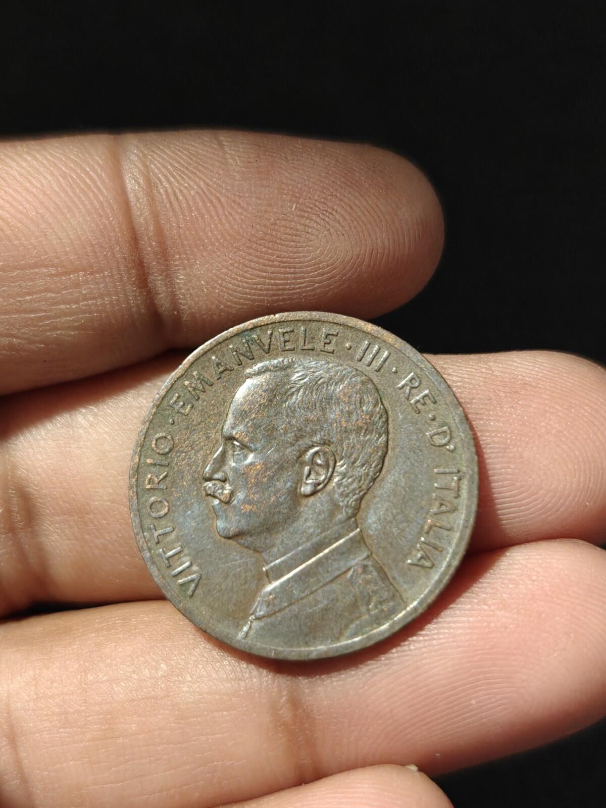 Italy 1909 Vittorio Emanvele III 5 Centesimi Uncirculated Rare In Condition