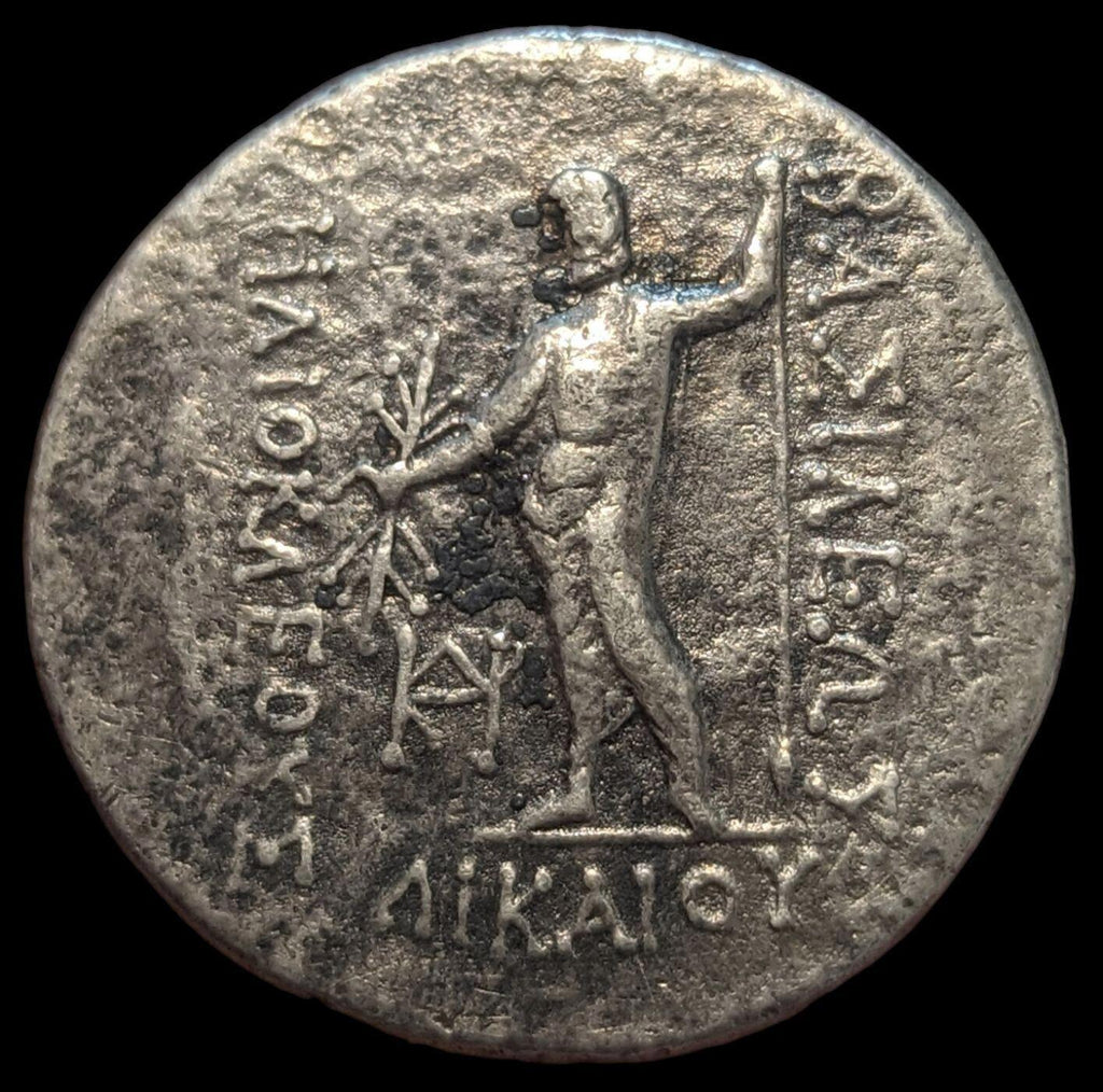 BAKTRIA. KINGDOM. HELIOKLES DIKAIOS (CA. 145-130 BC) AR HEAVY Tetradrachm 22g