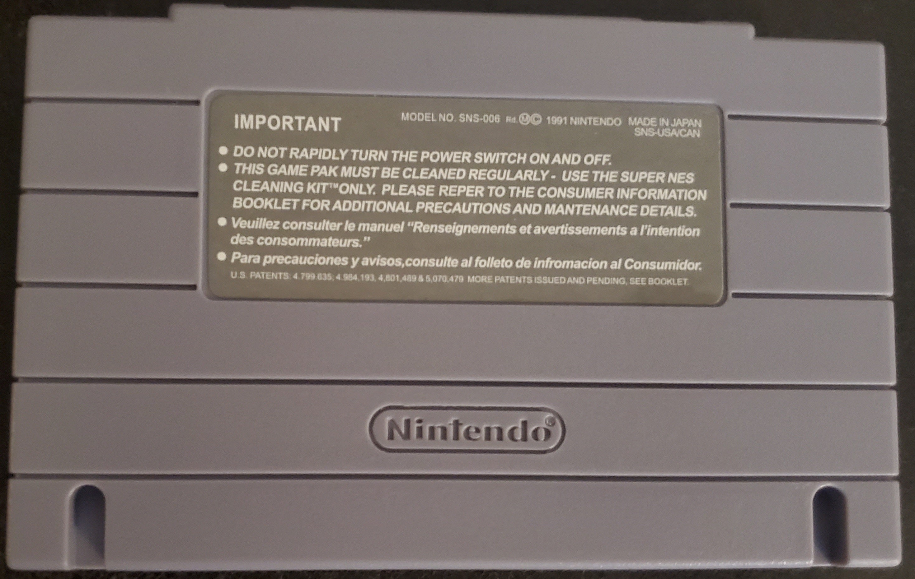 Mega Man X3 SNES Video Game Cartridge Super Nintendo 1995