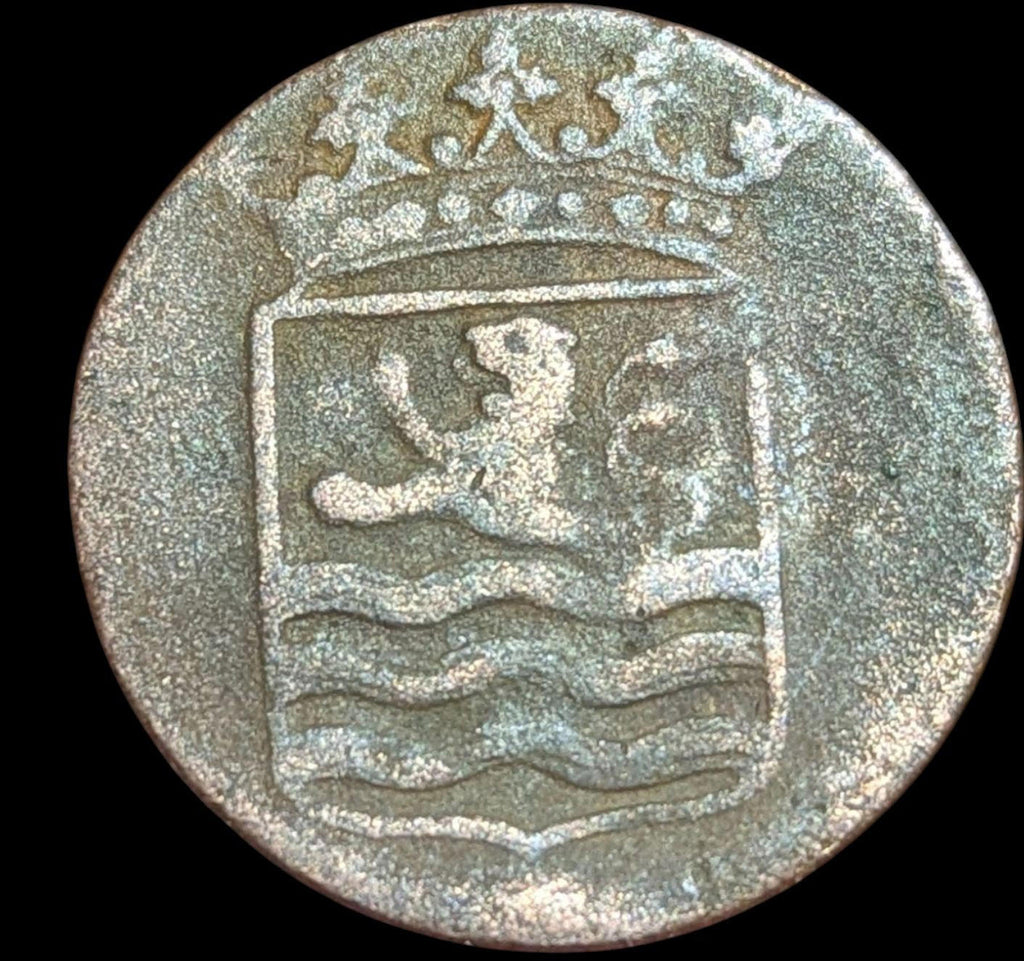 Dutch Netherlands Colonial Voc Duit 1778 ZeeLand New York Penny Coin