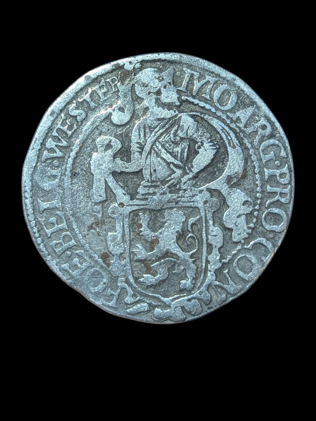 Mule? P Instead F  1617 Netherlands West Friesland Daalder Lion Dollar Coin