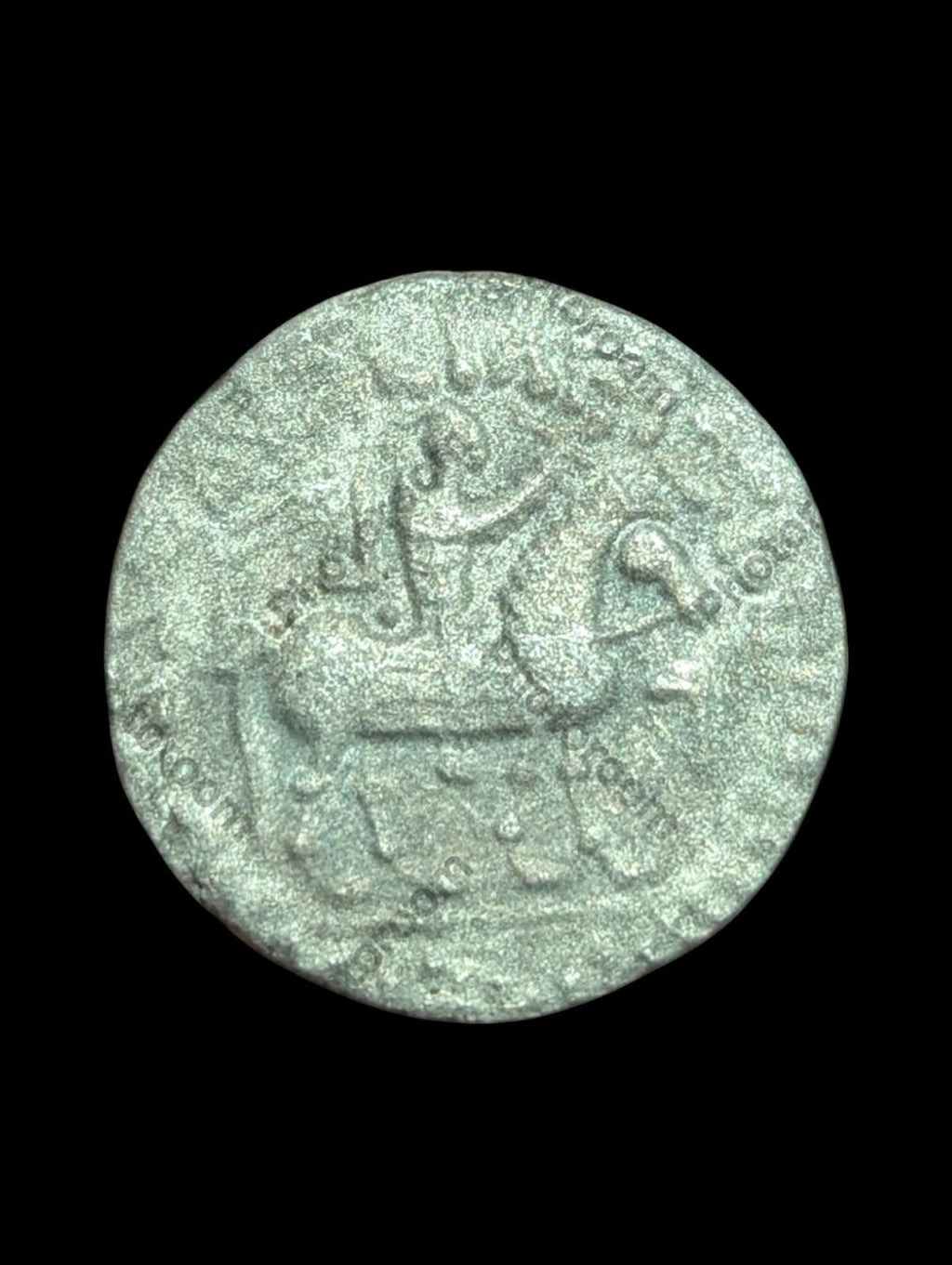 Ancient Indo-Scythian Kingdom Azes II AR Tetradrachm Silver Coin