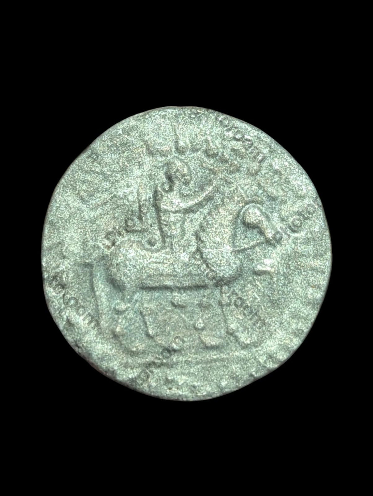Ancient Indo-Scythian Kingdom Azes II AR Tetradrachm Silver Coin