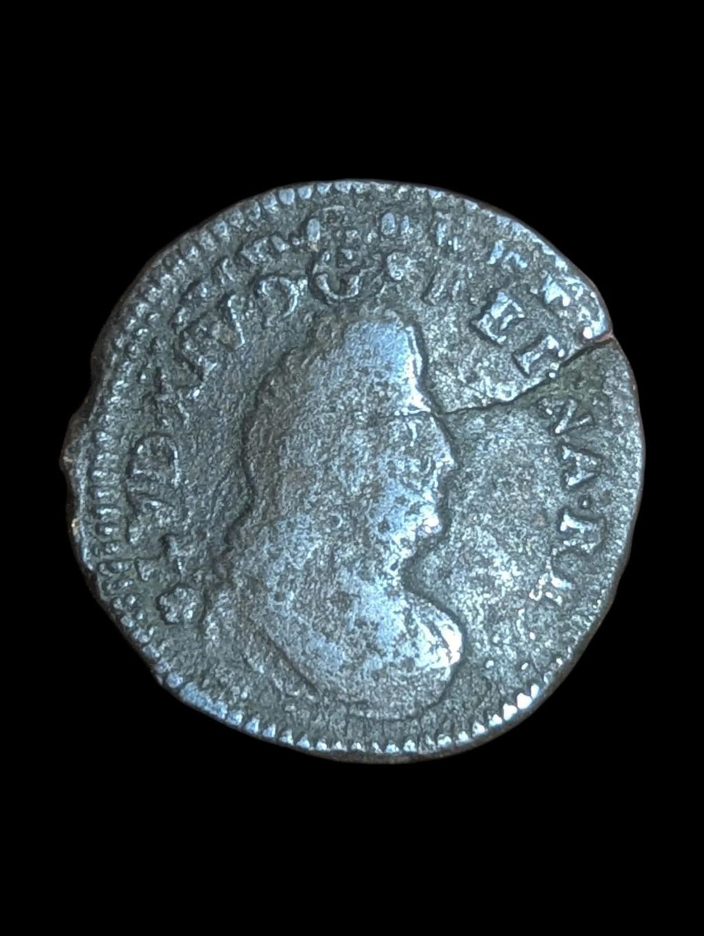 France, Louis XIV, 4 Deniers, 1700, Strasbourg, Cuivre, Gadoury:8