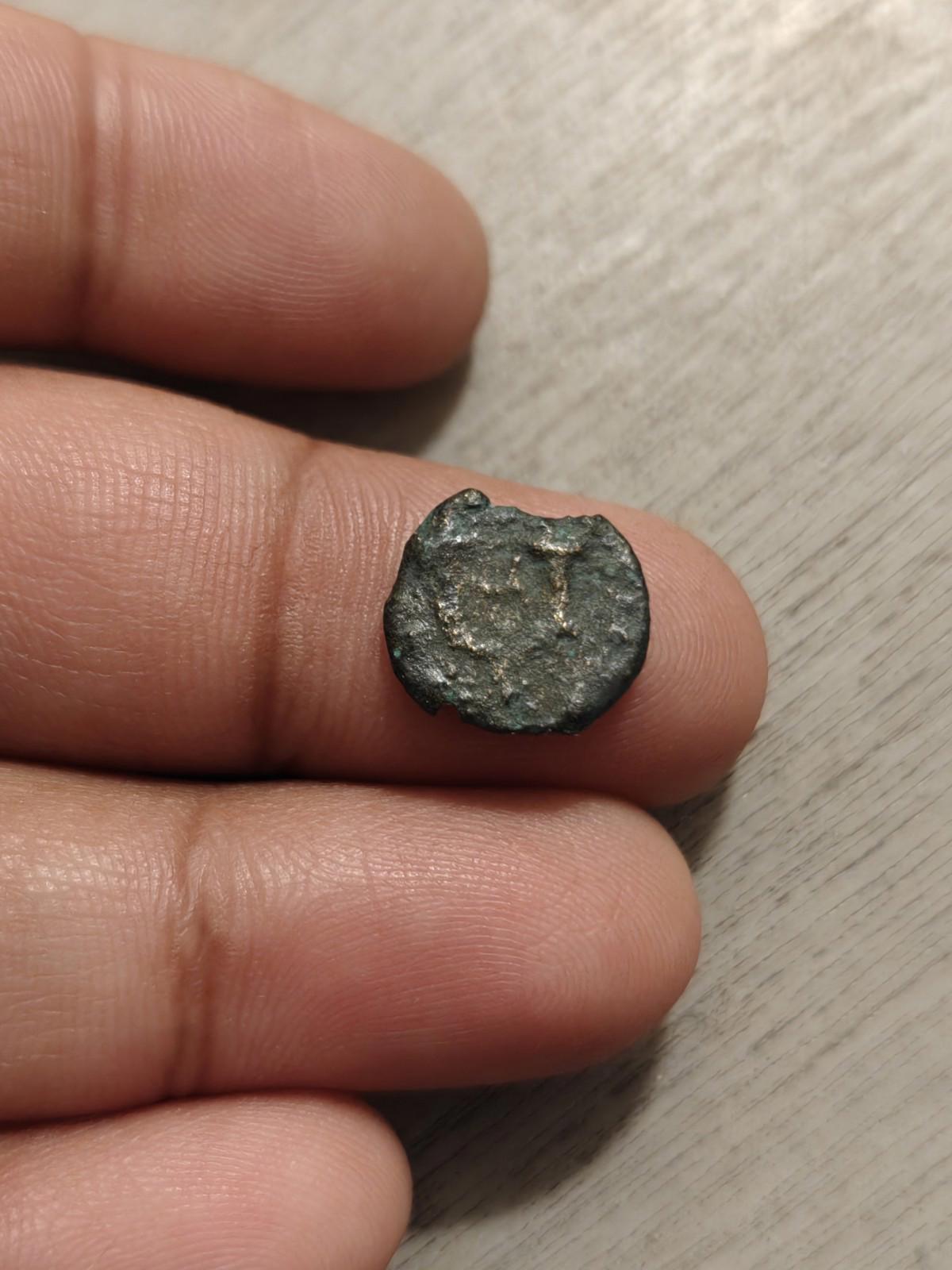 Judaea, Herod I the Great; 40-4 BCE, Prutah Hendin-6219. Jerusalem Coin#