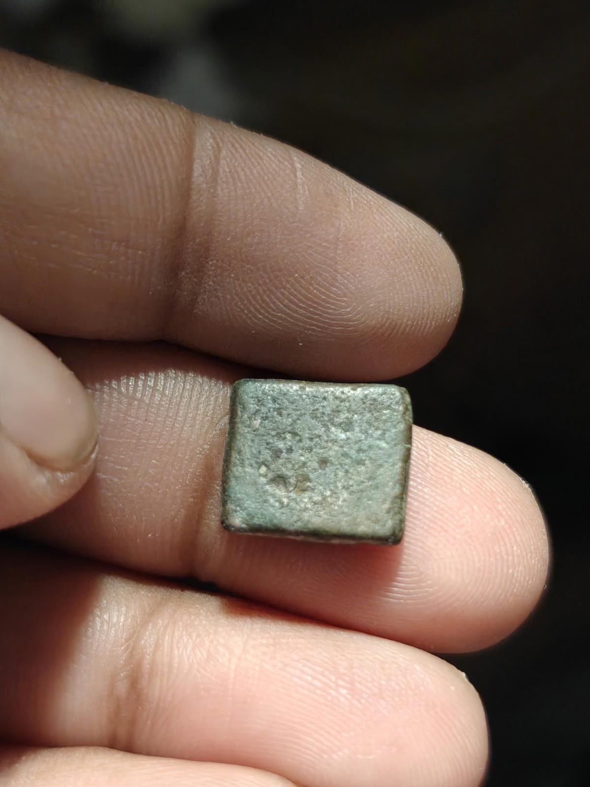 Magadh Punch Mark Coin Ancient Silver Bilon 400BC Greek Era Janapada