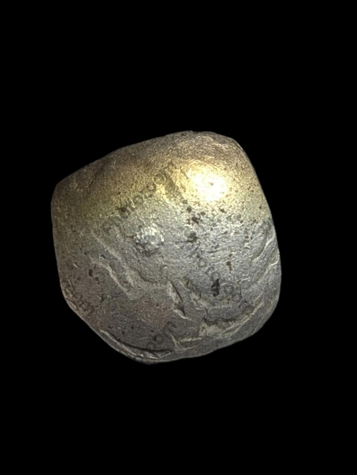 ⭐INDIA⭐ Ancient GANDHARA JANAPADA Authentic OLD 600 BC Silver Coin Bowl shaped