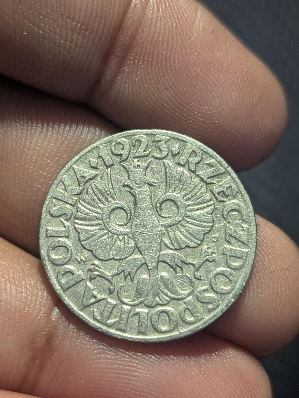 OLD COIN OF POLAND 50 GROSZY 1923 SECOND REPUBLIC II RZECZPOSPOLITA POLSKA