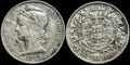 Portugal Liberty head REPUBLICA PORTUGUESA 50 Centimos 1913 rare silver coin