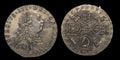 1787 Grande-Bretagne George III 6 pence Sans cœurs KM# 606.1, Sp# 3748