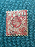 SG140 1903 1 d ORANGE FREE STATE King Edward VII with gnu and antilope