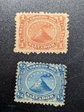 El Salvador Stamp, 1867, sc#1 & #2, Mint, VLH, NG