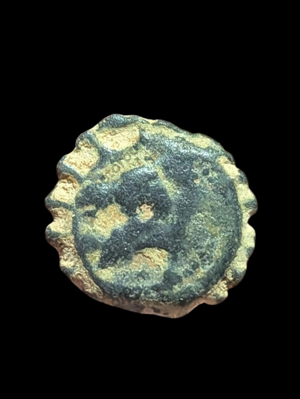 Ancient Greek Bronze Coin Antioch 162-150 BC - Demetrios I Soter ELEPHANT HORSE