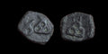 Ancient India Coin Quarter Karshapana Taxila AE16mm Moon Hill