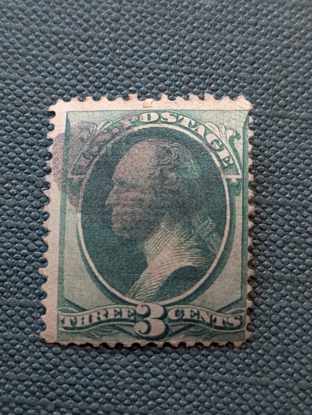 US Stamp Scott 136 Washington H Grill 1870 Used