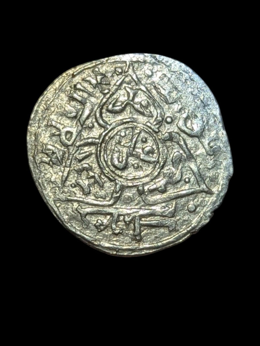 伊斯兰。埃雷特纳埃米尔国。Ghiyath al-Din Muhammad I。银阿克切，伊斯兰历 753-767 年