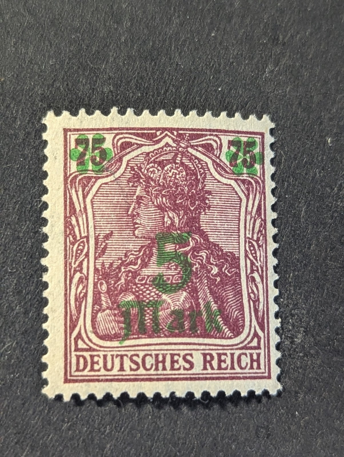 Germany Germania Deutches Reich Stamps Mi 156 Sc 135 5m OP MNH