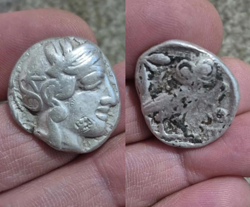 Illyria & Central Greece ATTICA Athens circa 454-404 BC AR Tetradrachm Owl