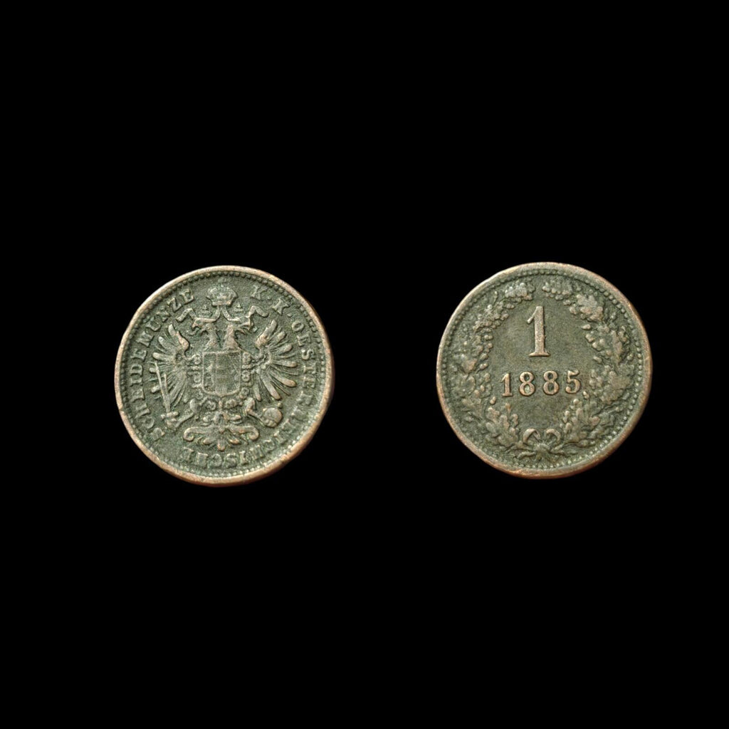 Autriche, Empire 1885 Cuivre 1 Kreuzer. François-Joseph Ier. KM# 2187