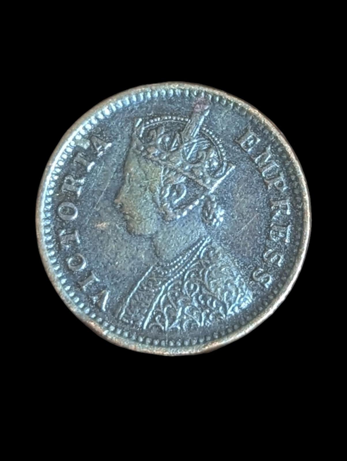 BRITISH INDIA KM483 1/12 Anna 1887 Belle qualité