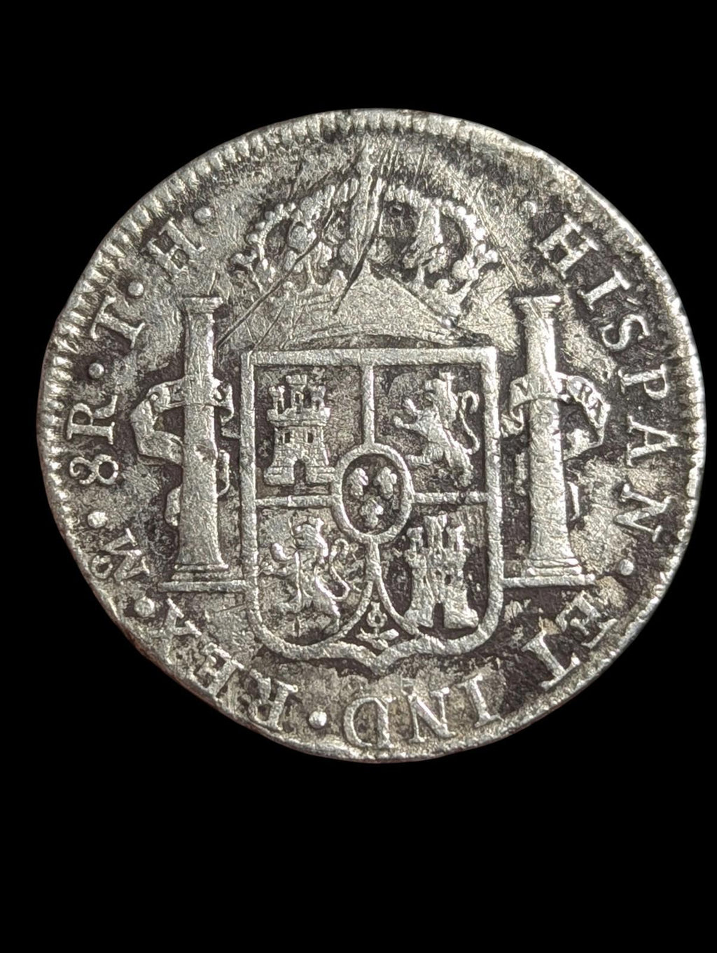 1809 Mo Mexico City 8 Reales Date Clé Meilleure Date .903 Argent Monnaie Mexicaine