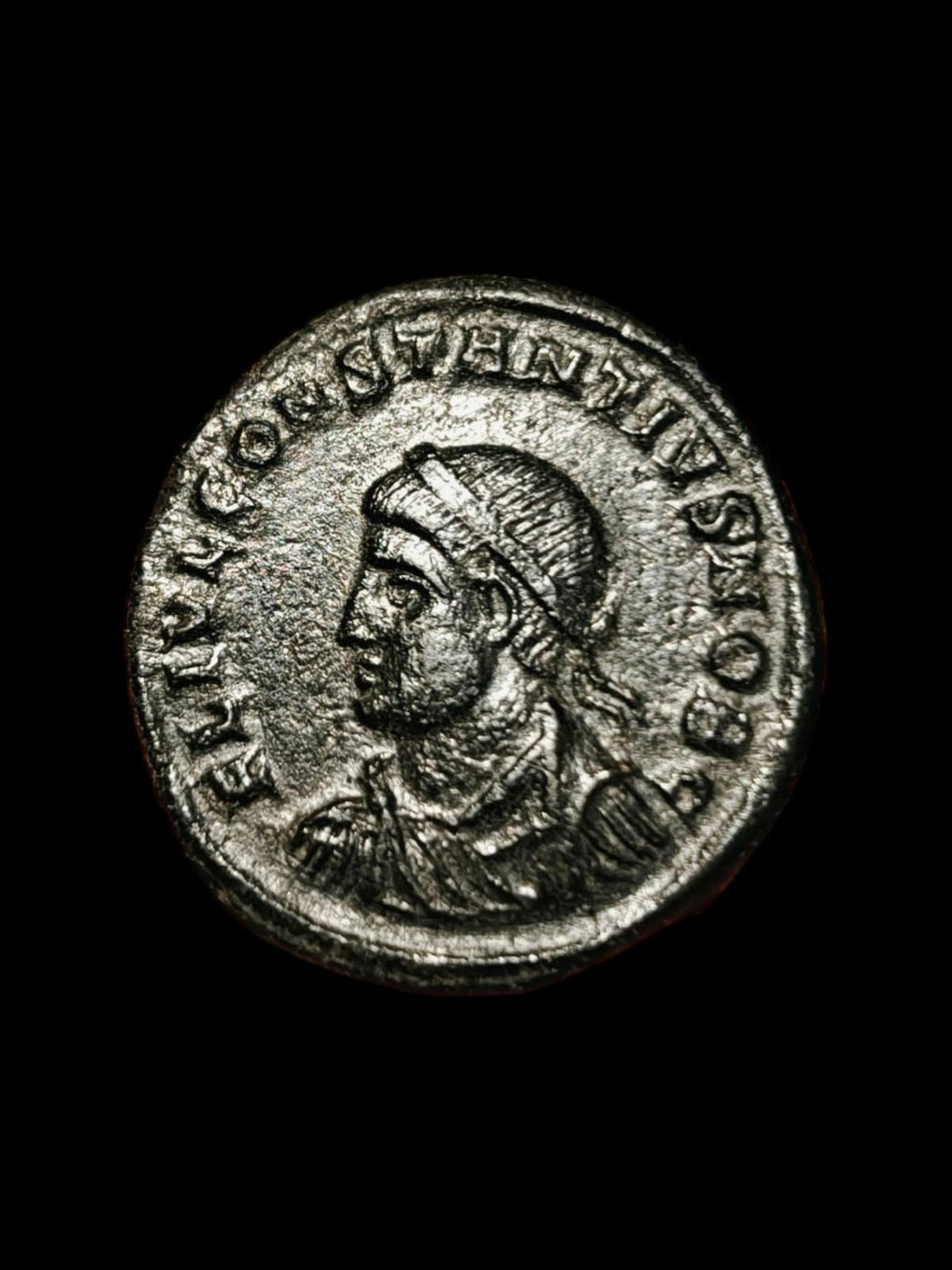 Constantin César Rare authentique monnaie romaine antique Porte de camp Atelier de Nicomédie