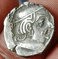 #AB48#India SILVER coin of Rudra sena Western Kshatrapas.Indo-Scythian rulers