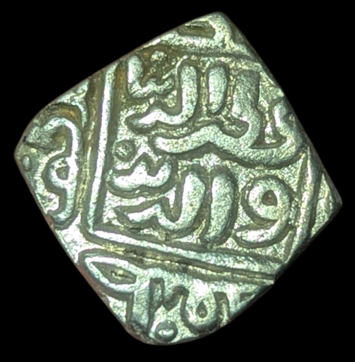 Sultanate of Delhi 717-718 Qutb Ud Din Mubarak Shah Billon 8 gani coin