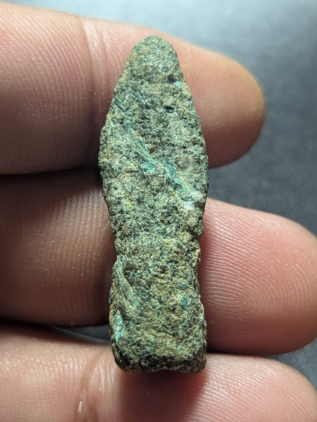 Rare genuine ancient bronze Greek arrowhead  3 Cent BC