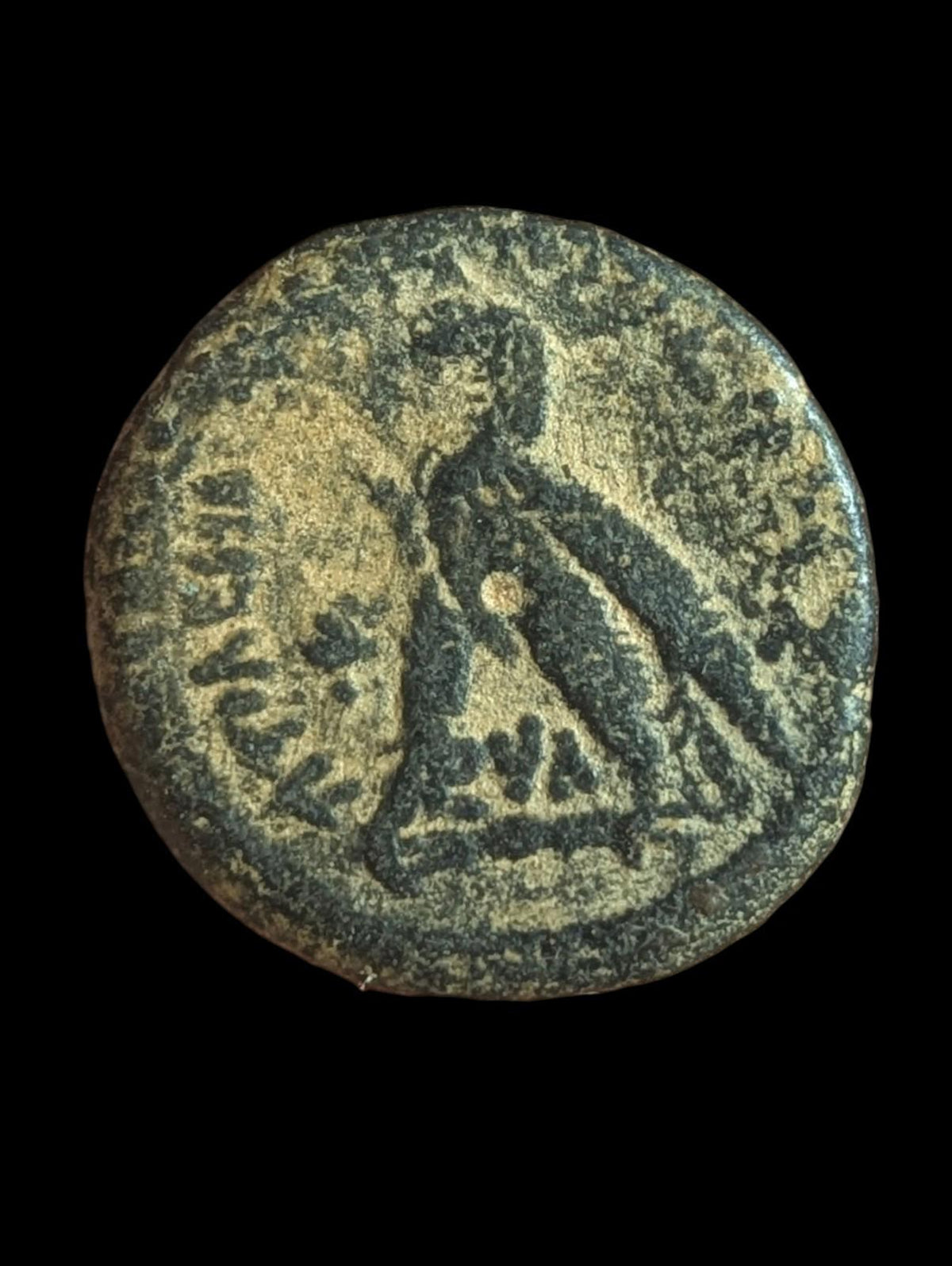 EGYPT. PTOLEMY VI, PHILOMETOR (180-145 B.C). BRONZE COIN Cyprus Mint Scarce Obol