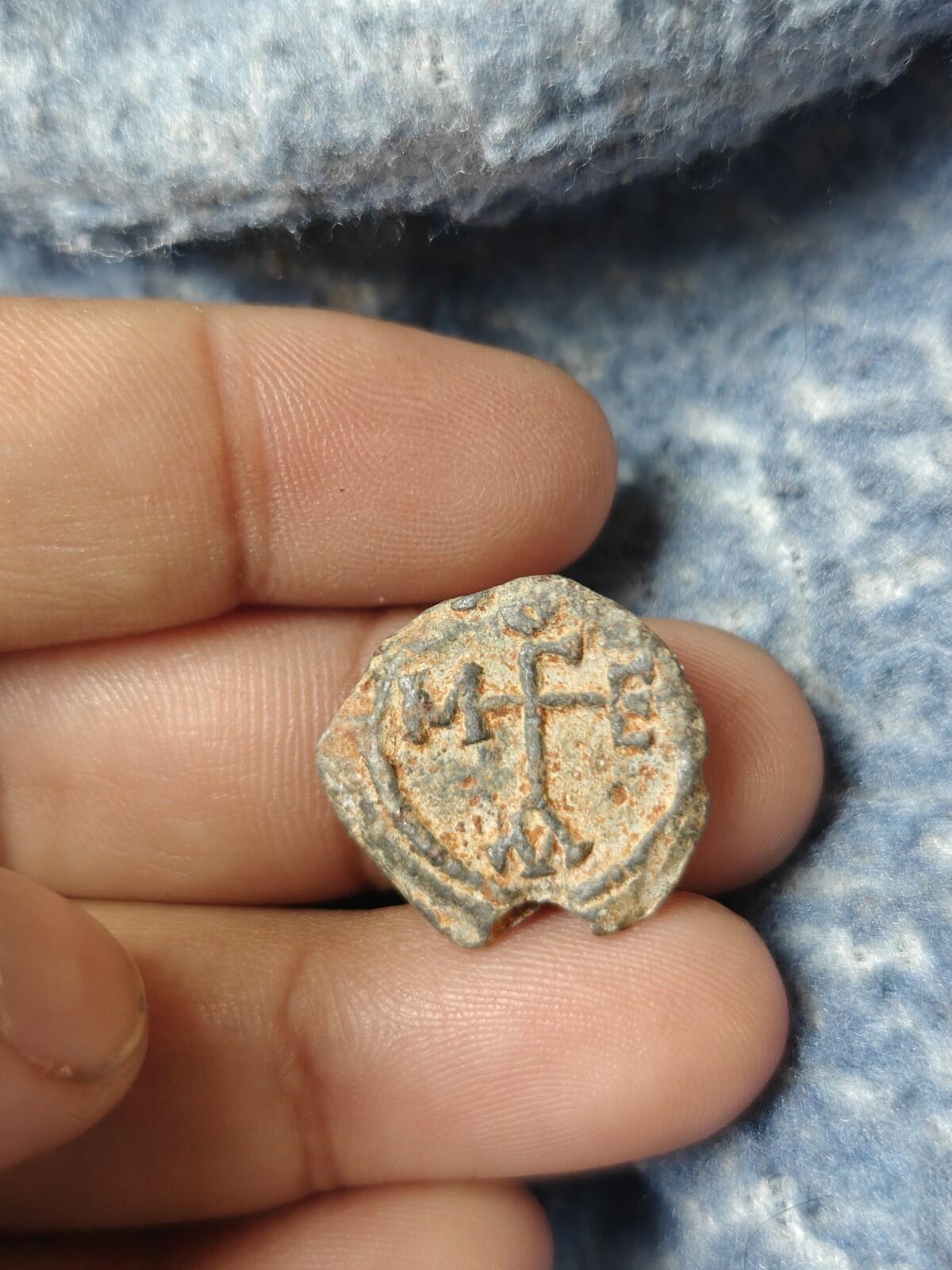 稀有原始拜占庭铅封：约翰，梅泽的儿子，贵族，七世纪