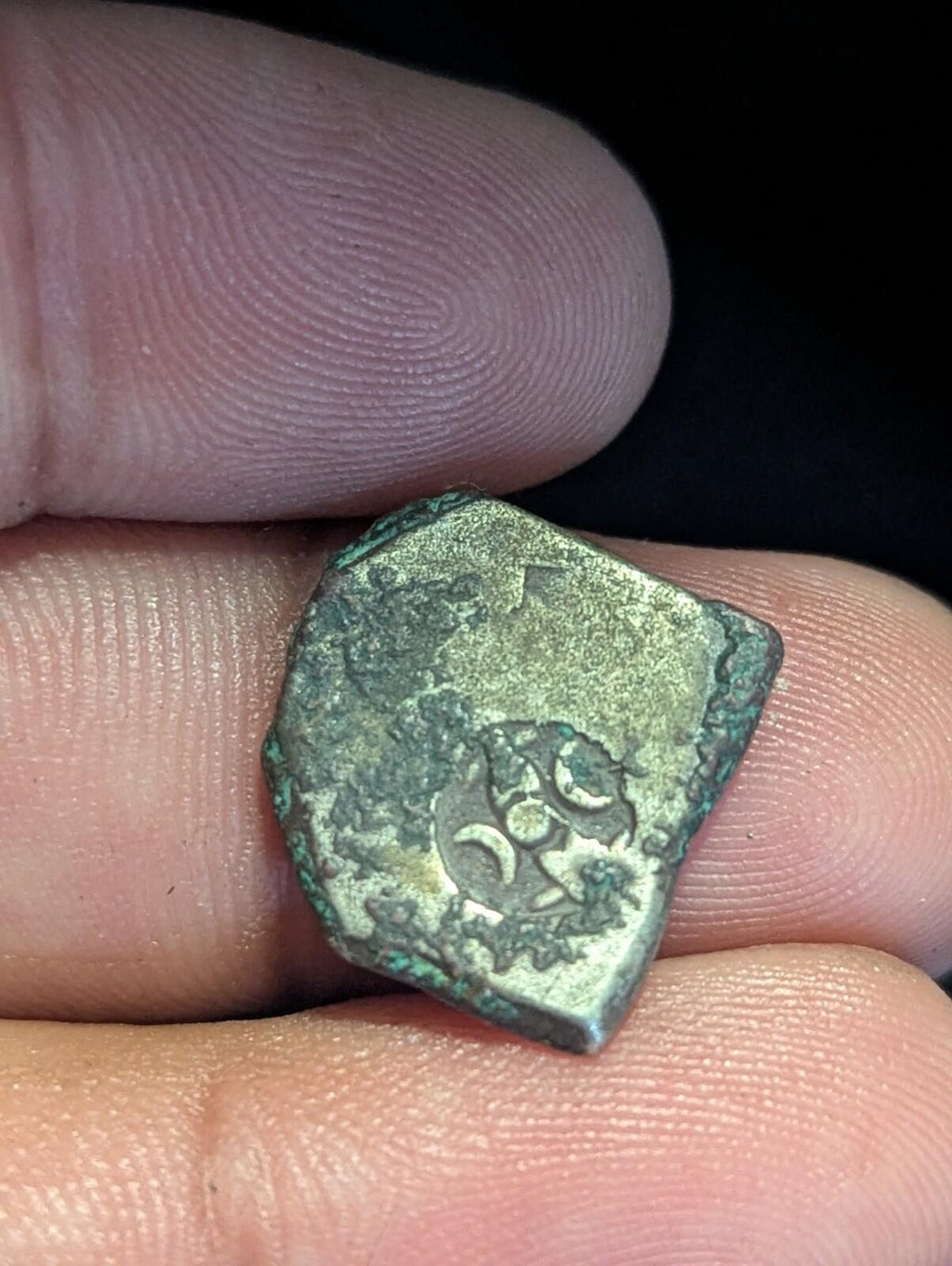 India ⭐ INDUS Valley Mayuriyan Punch ⭐ silver Coin 300 BC