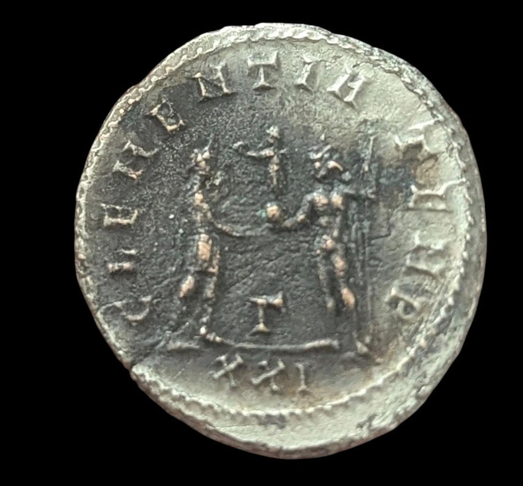Diocletian 287 AD Antoninianus Roman Empire CLEMENTIA TEMPRare Coin