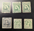 TERRE-NEUVE Scott60, 80, 104 1897 REINE VICTORIA Groupe de 6