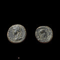 Monnaie romaine AE16 Antioche Bronze pseudo-autonome Lyre 62-63 ap. J.-C. Néron