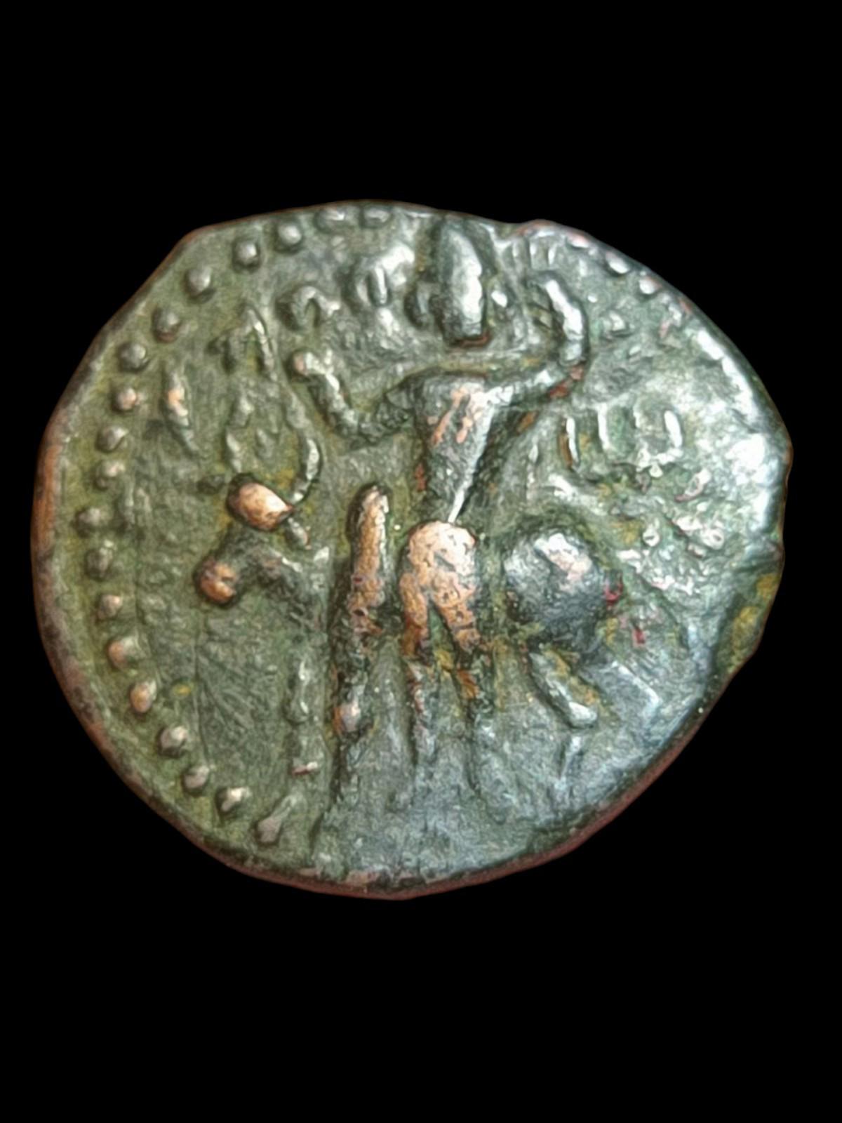 Greek. India. Kushan Empire. Vasudeva I AD 191-230 Tetradrachm Museum Quality