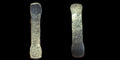 ⭐INDIA⭐. Ancient GANDHARA JANAPADA Authentic OLD 600 B.C Silver Coin Bent Bar