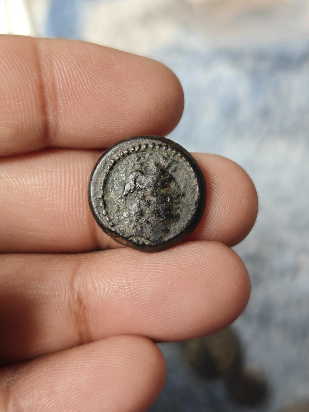 TRYPHON Rare Ancient 142AD Seleukid Authentic Ancient Greek Coin w HELMET