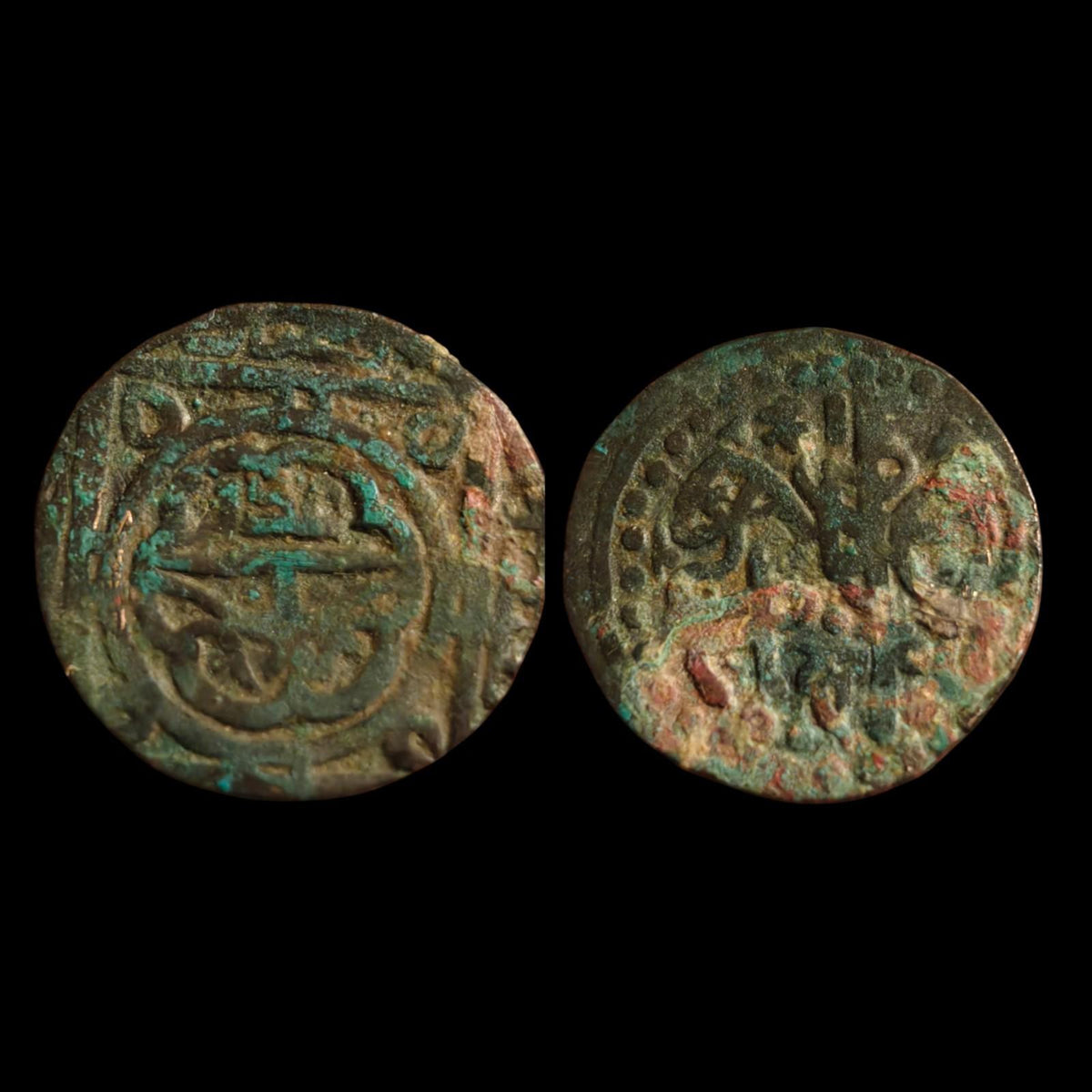 蒙古 成吉思汗 公元1206-1227年 铸币 Qunduz 伊朗历618年 骑兵 318型